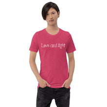Load image into Gallery viewer, Short-Sleeve Unisex T-Shirt - Love and light