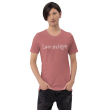 Load image into Gallery viewer, Short-Sleeve Unisex T-Shirt - Love and light