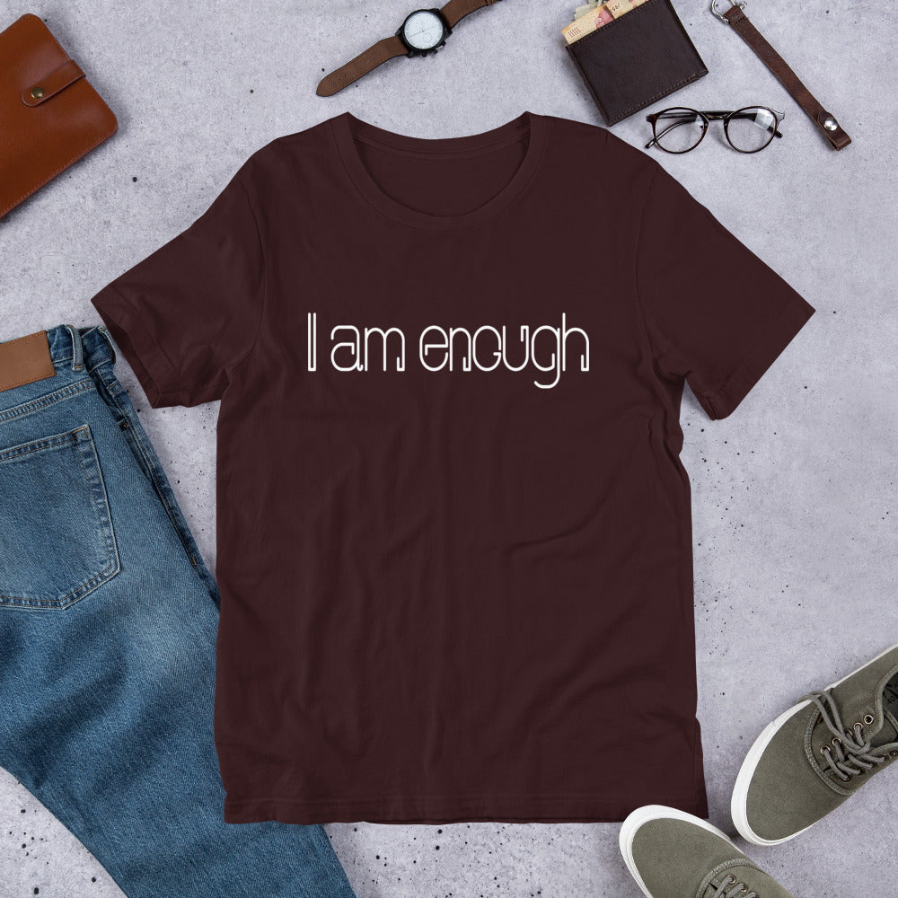 Short-Sleeve Unisex T-Shirt - I am enough
