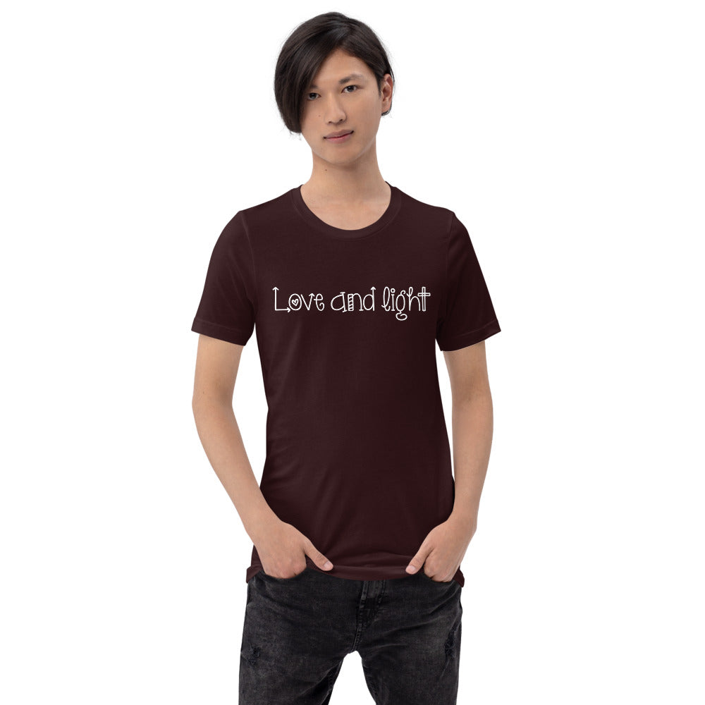 Short-Sleeve Unisex T-Shirt - Love and light