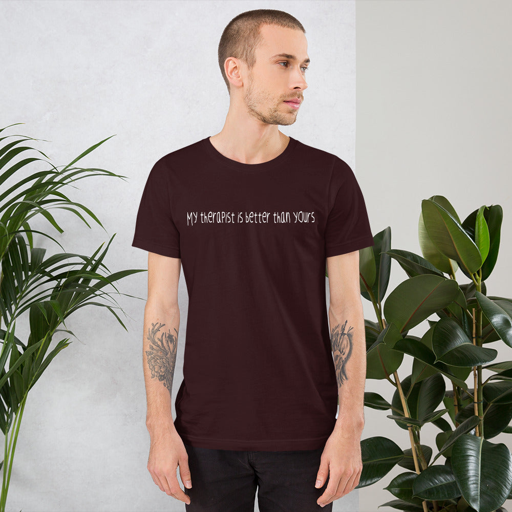 Short-Sleeve Unisex T-Shirt - Mine is better