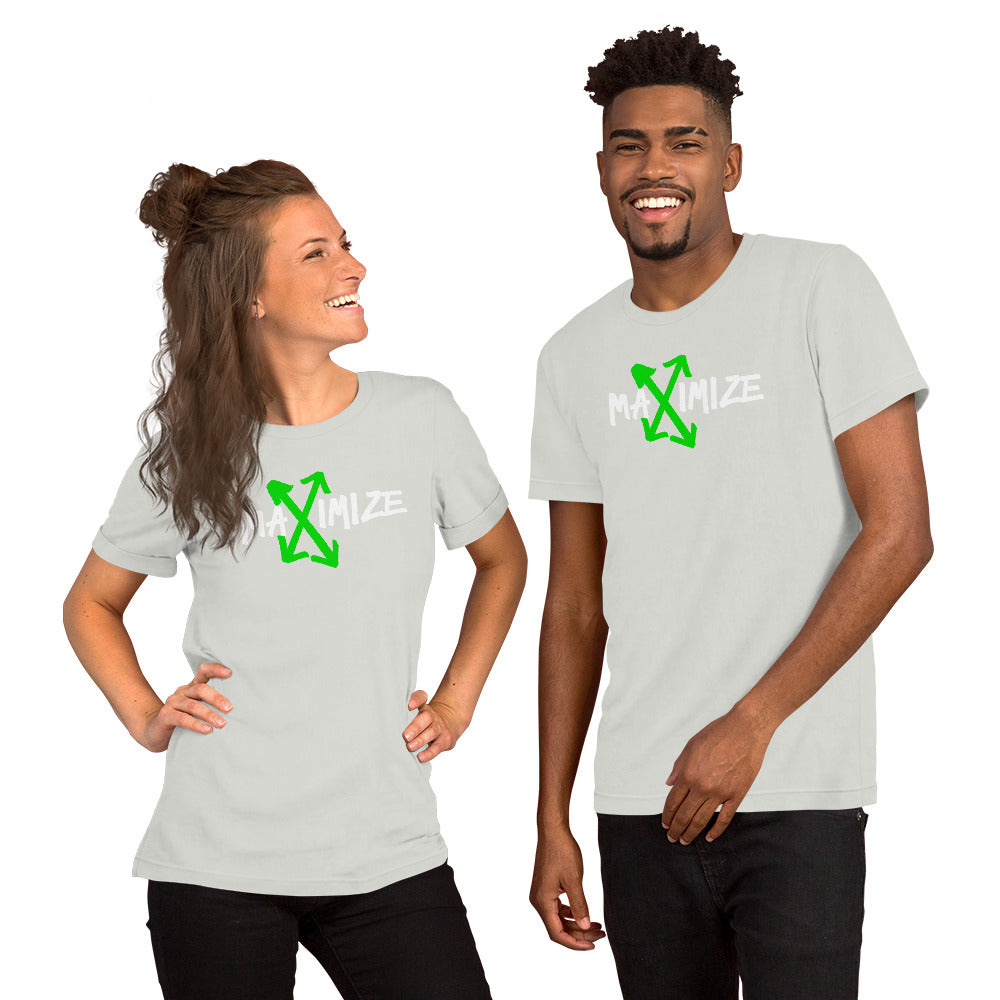 Short-Sleeve Unisex T-Shirt - Maximize - White