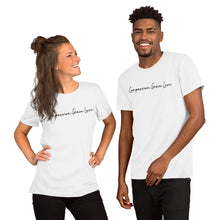 Load image into Gallery viewer, Short-Sleeve Unisex T-Shirt - Compassion - White
